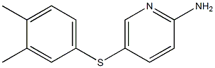 5-[(3,4-dimethylphenyl)sulfanyl]pyridin-2-amine Structure