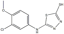 5-[(3-chloro-4-methoxyphenyl)amino]-1,3,4-thiadiazole-2-thiol