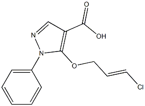 5-[(3-chloroprop-2-en-1-yl)oxy]-1-phenyl-1H-pyrazole-4-carboxylic acid