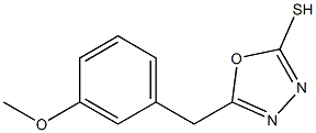 5-[(3-methoxyphenyl)methyl]-1,3,4-oxadiazole-2-thiol|