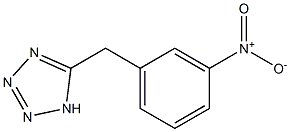 5-[(3-nitrophenyl)methyl]-1H-1,2,3,4-tetrazole 结构式
