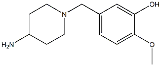 5-[(4-aminopiperidin-1-yl)methyl]-2-methoxyphenol Structure