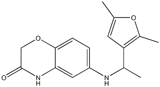 6-{[1-(2,5-dimethylfuran-3-yl)ethyl]amino}-3,4-dihydro-2H-1,4-benzoxazin-3-one