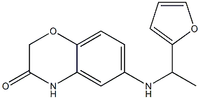 6-{[1-(furan-2-yl)ethyl]amino}-3,4-dihydro-2H-1,4-benzoxazin-3-one