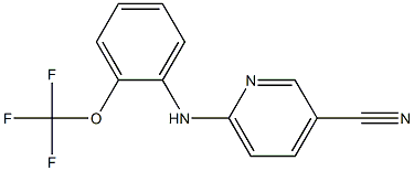  6-{[2-(trifluoromethoxy)phenyl]amino}pyridine-3-carbonitrile