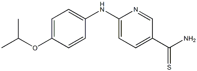 6-{[4-(propan-2-yloxy)phenyl]amino}pyridine-3-carbothioamide