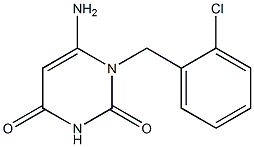 6-amino-1-[(2-chlorophenyl)methyl]-1,2,3,4-tetrahydropyrimidine-2,4-dione|