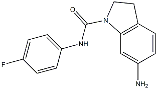 6-amino-N-(4-fluorophenyl)-2,3-dihydro-1H-indole-1-carboxamide