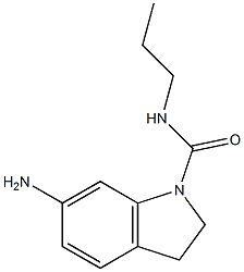 6-amino-N-propyl-2,3-dihydro-1H-indole-1-carboxamide Structure