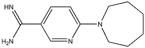 6-azepan-1-ylpyridine-3-carboximidamide Structure