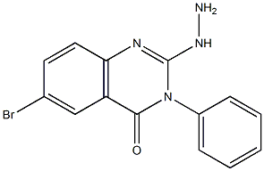  6-bromo-2-hydrazino-3-phenylquinazolin-4(3H)-one