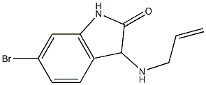 6-bromo-3-(prop-2-en-1-ylamino)-2,3-dihydro-1H-indol-2-one Structure