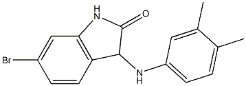 6-bromo-3-[(3,4-dimethylphenyl)amino]-2,3-dihydro-1H-indol-2-one|