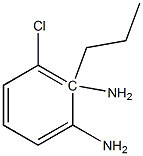 6-chloro-1-N-propylbenzene-1,2-diamine Structure