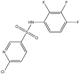 6-chloro-N-(2,3,4-trifluorophenyl)pyridine-3-sulfonamide