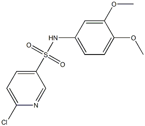 6-chloro-N-(3,4-dimethoxyphenyl)pyridine-3-sulfonamide