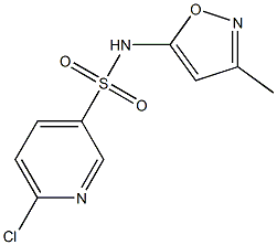 6-chloro-N-(3-methyl-1,2-oxazol-5-yl)pyridine-3-sulfonamide|