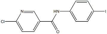  6-chloro-N-(4-iodophenyl)pyridine-3-carboxamide