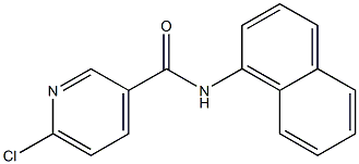 6-chloro-N-(naphthalen-1-yl)pyridine-3-carboxamide Structure