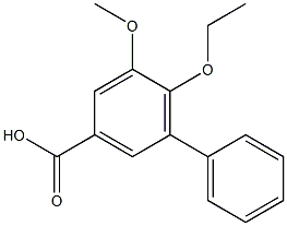 6-ethoxy-5-methoxy-1,1'-biphenyl-3-carboxylic acid Structure