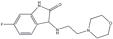 6-fluoro-3-{[2-(morpholin-4-yl)ethyl]amino}-2,3-dihydro-1H-indol-2-one