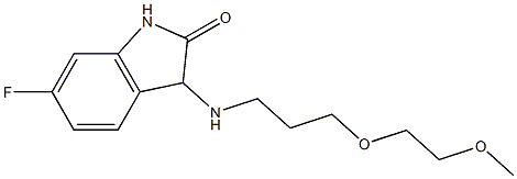 6-fluoro-3-{[3-(2-methoxyethoxy)propyl]amino}-2,3-dihydro-1H-indol-2-one