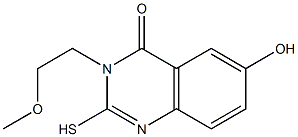 6-hydroxy-2-mercapto-3-(2-methoxyethyl)quinazolin-4(3H)-one Structure