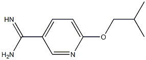 6-isobutoxypyridine-3-carboximidamide,,结构式