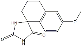 6'-methoxy-3',4'-dihydro-2'H-spiro[imidazolidine-4,1'-naphthalene]-2,5-dione Structure