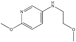 6-methoxy-N-(2-methoxyethyl)pyridin-3-amine Structure