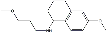 6-methoxy-N-(3-methoxypropyl)-1,2,3,4-tetrahydronaphthalen-1-amine Structure