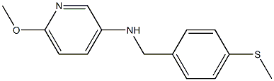 6-methoxy-N-{[4-(methylsulfanyl)phenyl]methyl}pyridin-3-amine