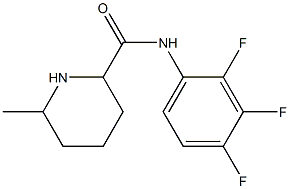 6-methyl-N-(2,3,4-trifluorophenyl)piperidine-2-carboxamide Structure