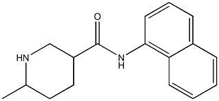 6-methyl-N-1-naphthylpiperidine-3-carboxamide Structure