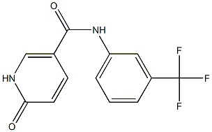 6-oxo-N-[3-(trifluoromethyl)phenyl]-1,6-dihydropyridine-3-carboxamide Structure