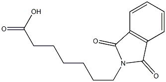 7-(1,3-dioxo-1,3-dihydro-2H-isoindol-2-yl)heptanoic acid,,结构式