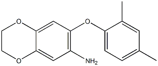 7-(2,4-dimethylphenoxy)-2,3-dihydro-1,4-benzodioxin-6-amine