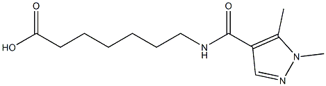 7-[(1,5-dimethyl-1H-pyrazol-4-yl)formamido]heptanoic acid