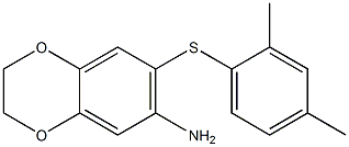 7-[(2,4-dimethylphenyl)sulfanyl]-2,3-dihydro-1,4-benzodioxin-6-amine