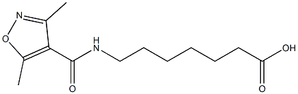 7-[(3,5-dimethyl-1,2-oxazol-4-yl)formamido]heptanoic acid|