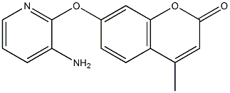 7-[(3-aminopyridin-2-yl)oxy]-4-methyl-2H-chromen-2-one|