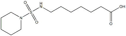 7-[(piperidine-1-sulfonyl)amino]heptanoic acid