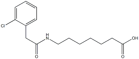 7-{[(2-chlorophenyl)acetyl]amino}heptanoic acid