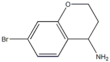 7-bromo-3,4-dihydro-2H-chromen-4-ylamine Structure