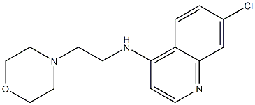 7-chloro-N-[2-(morpholin-4-yl)ethyl]quinolin-4-amine Structure