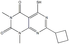 7-cyclobutyl-5-mercapto-1,3-dimethylpyrimido[4,5-d]pyrimidine-2,4(1H,3H)-dione|