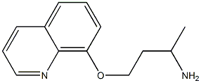8-(3-aminobutoxy)quinoline Structure