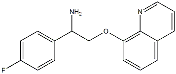 8-[2-amino-2-(4-fluorophenyl)ethoxy]quinoline