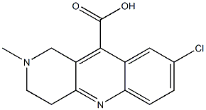 8-chloro-2-methyl-1,2,3,4-tetrahydrobenzo[b]-1,6-naphthyridine-10-carboxylic acid Structure