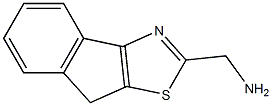 8H-indeno[1,2-d][1,3]thiazol-2-ylmethanamine 化学構造式